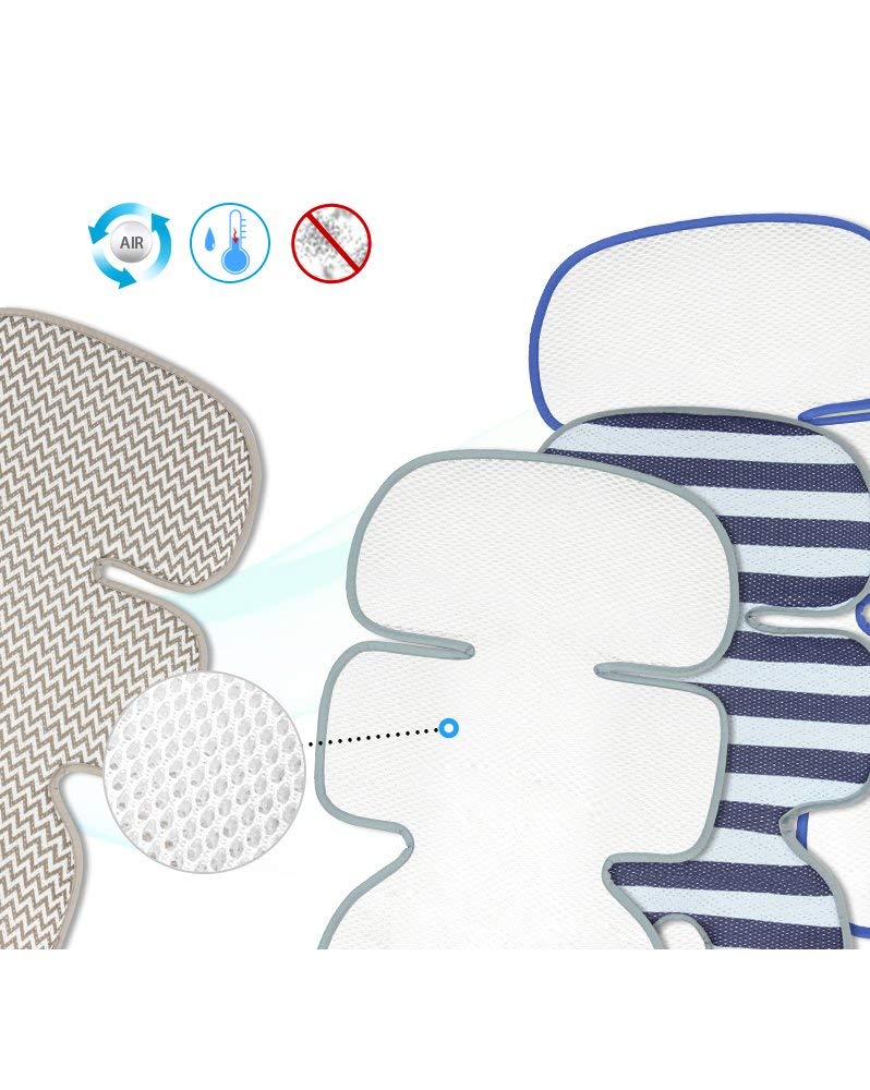 Clean Basic Cool Seat Pad (Triangle Blue)