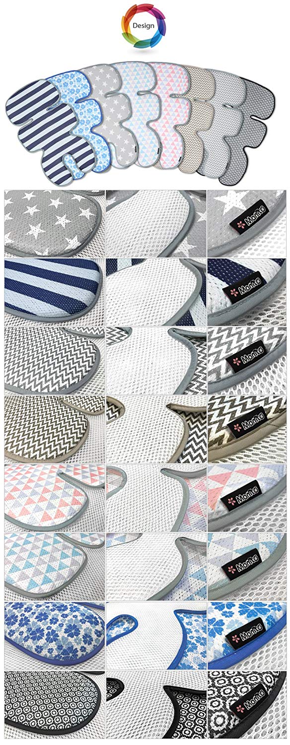 Clean Basic Cool Seat Pad (Flower Black)