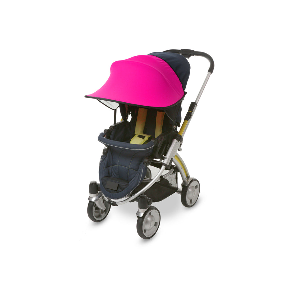 Sun Shade for Stroller & Car Seat (Magenta)