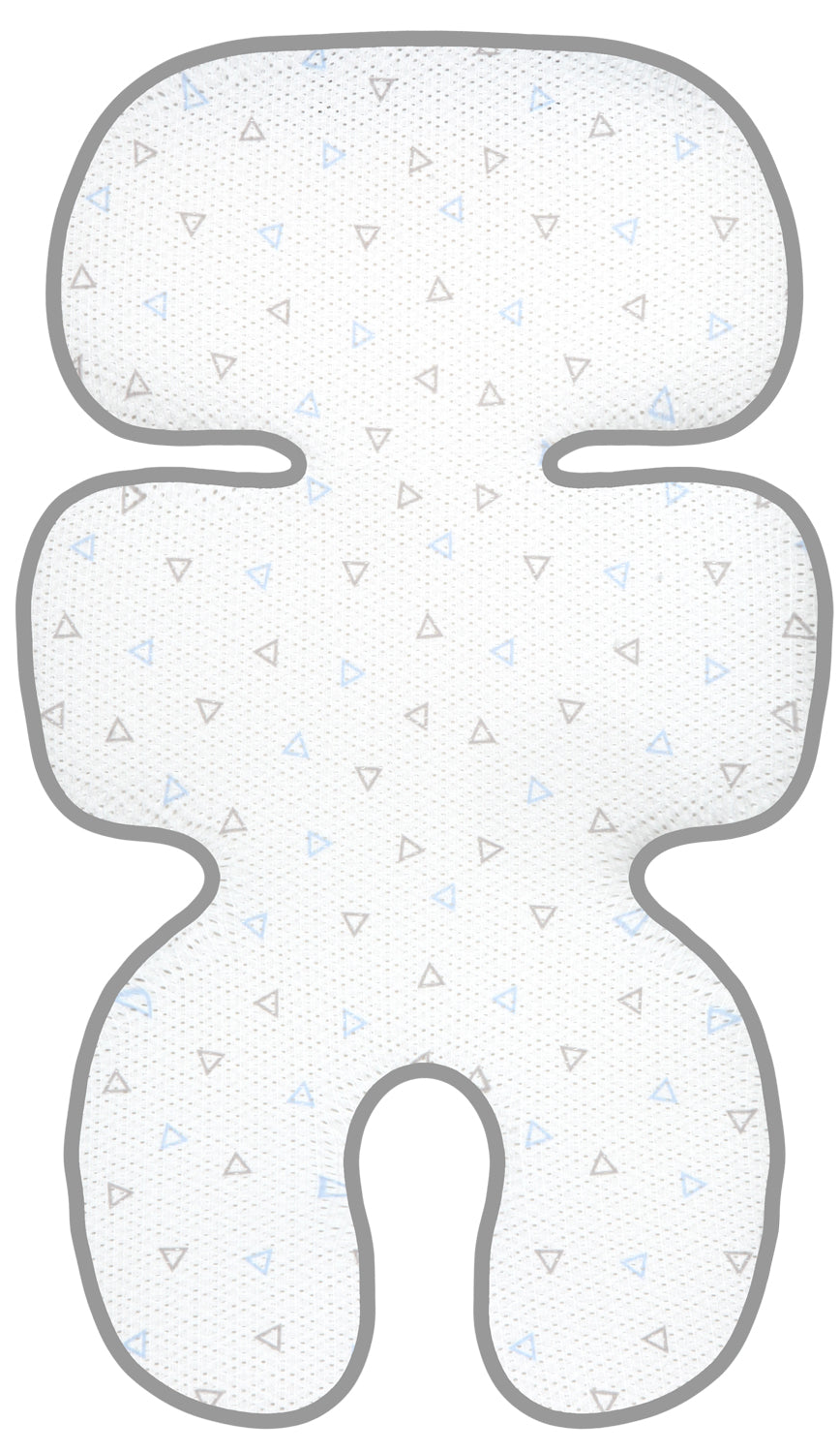 Clean Basic Cool Seat Pad (Triangle Blue)