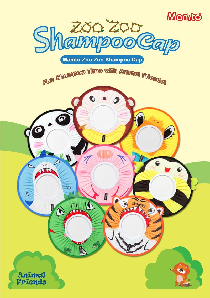 Baby Shampoo Cap Zoo Zoo (Panda)