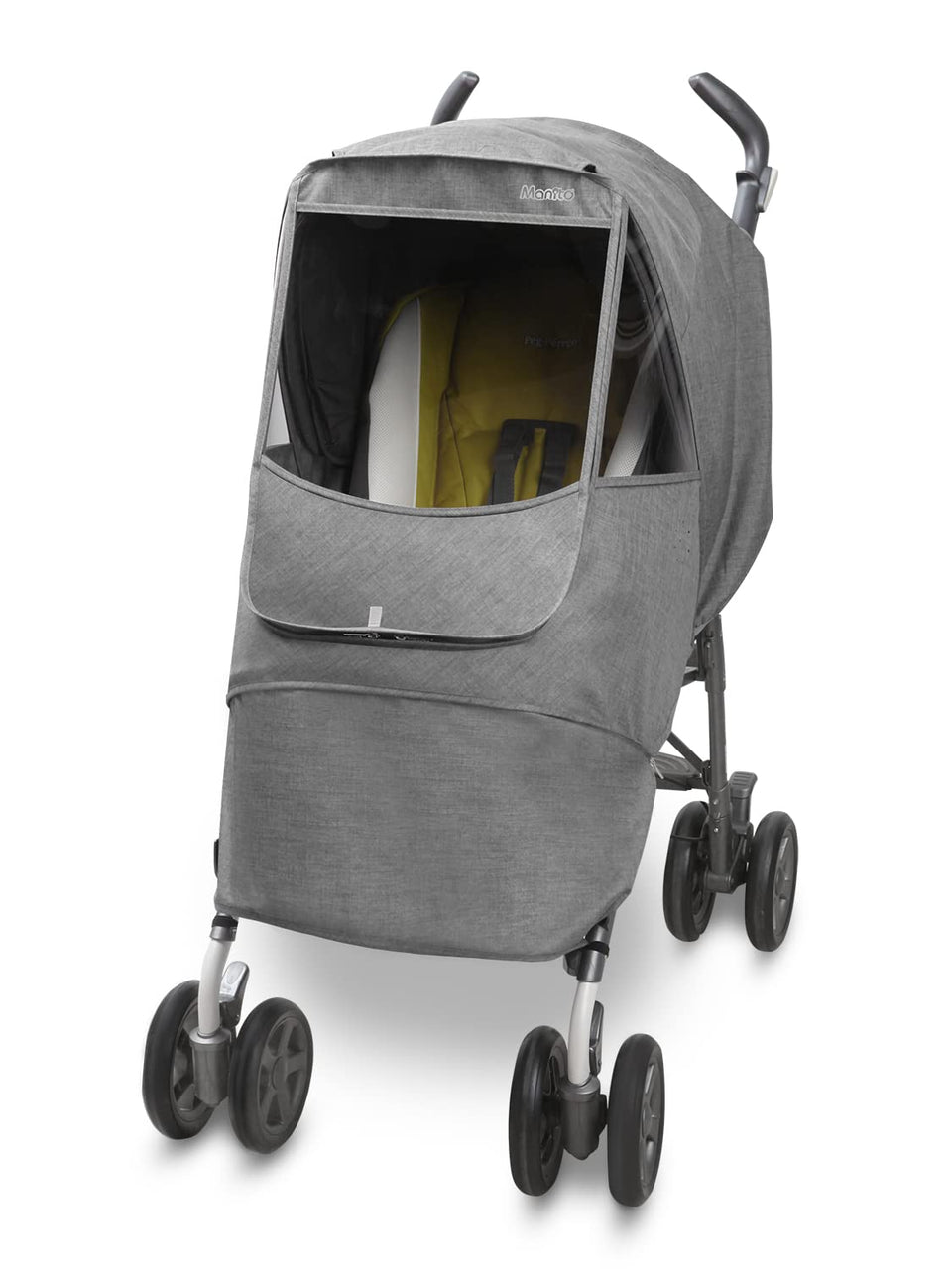 Melange Alpha Stroller Weather Shield (Black Grey)